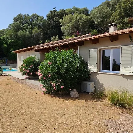 Splendide De Reve Climatisee Avec Vue & Montagne Et Sa Piscine Chauffee Villa Olmeto (Corsica)