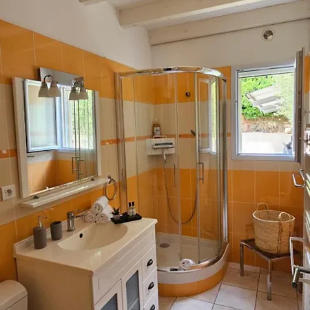 Villa Splendide De Reve Climatisee Avec Vue & Montagne Et Sa Piscine Chauffee Olmeto (Corsica)