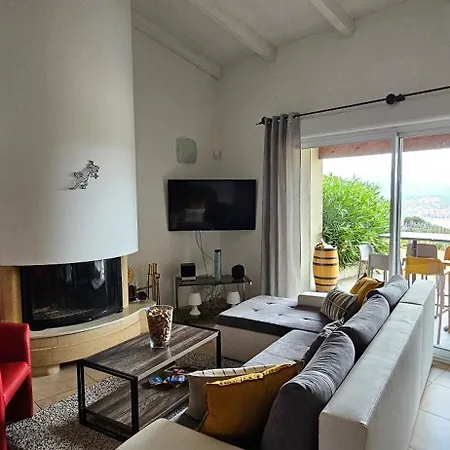 Villa Splendide De Reve Climatisee Avec Vue & Montagne Et Sa Piscine Chauffee Olmeto (Corsica)